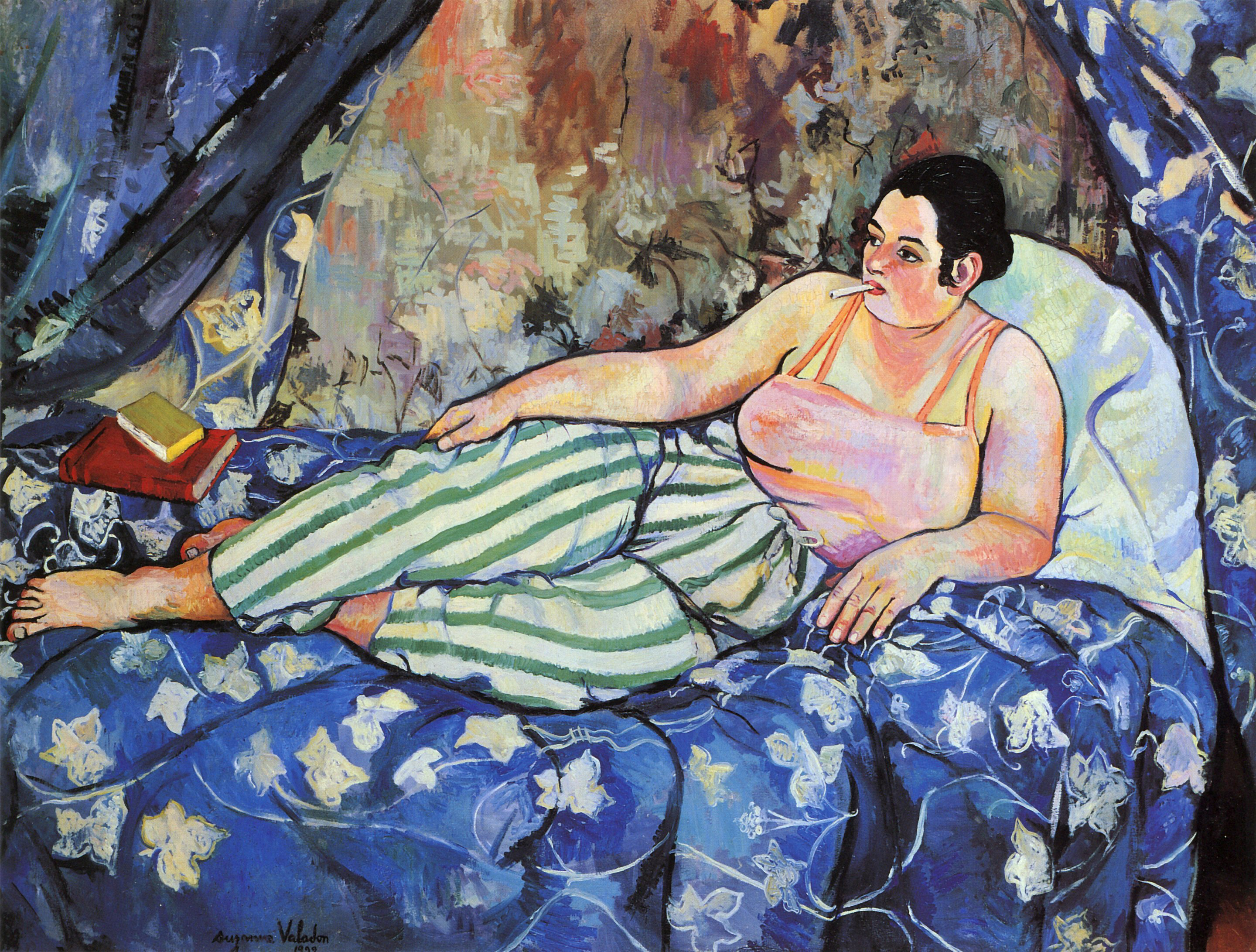 Suzanne Valadon: The Blue Room (1923).